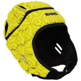 Rhino Youth Pro Head guard Headguard, Fluo Yellow, LY