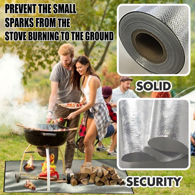Fireproof Mat Under The Grill Mat Fire Pit Mat for