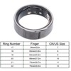 Fitness Sleep Tracker Smart Ring Stainless Steel and Zirconia Ceramic