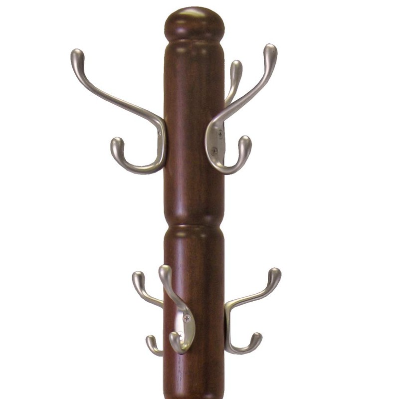 Winsome Wood Jera Coat Tree, Cappuccino