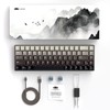 MageGee Portable 60% Mechanical Gaming Keyboard, Hot Swappable Blue Whale