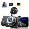 SZWYM Drive Recorder Front and Rear Camera (1296P Full HD,