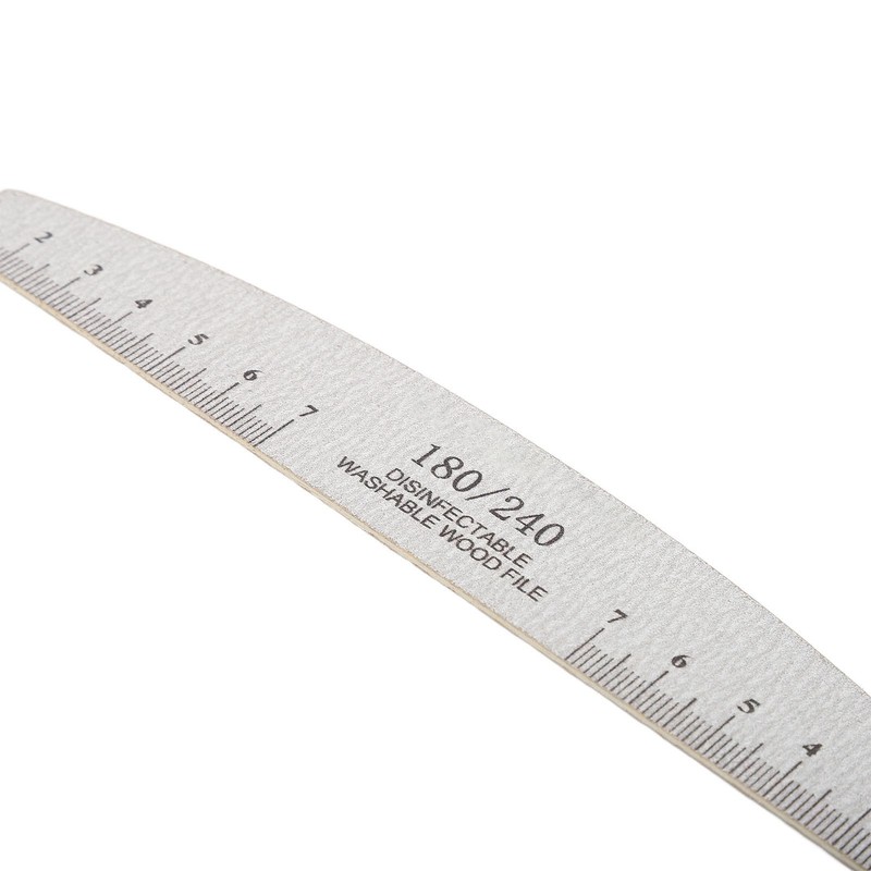 50Pcs Nail Files 180 240 Grit Multifunctional Washable Nail Art