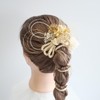 Lomeri Hair Ornament with Rope Arrangement and Dried Flowers, Available