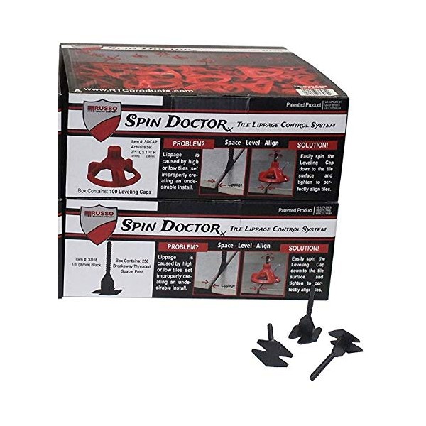 Spin Doctor Lippage Control Leveling System (Spin Doctor 1/8" (500