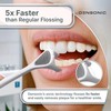 DENSONIC Electric Flosser Kit with Tongue Scraper | No Water,