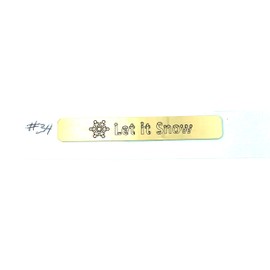 Longaberger Basket Tag #34 - Let it Snow (Snowflake)