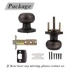Probrico Door Knob 10 Pack, Interior Door Handles Keyless Passage