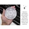 Selenite Crystal Charging Plate For Crystals And Healing Stones, 3"