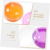 UPKOCH 50pcs Egg Machine Egg Shell Plastic Wrapping Ball Plastic