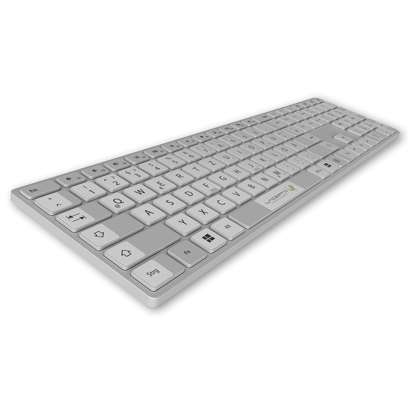 Lacerto® 11 x 13 mm German Sticker Set for PC