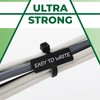 Marker & Labelling Cable Ties - Black & White, Strong