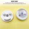 NyxSeat 2 Pieces White Scouring Pad Holder with 2 Square