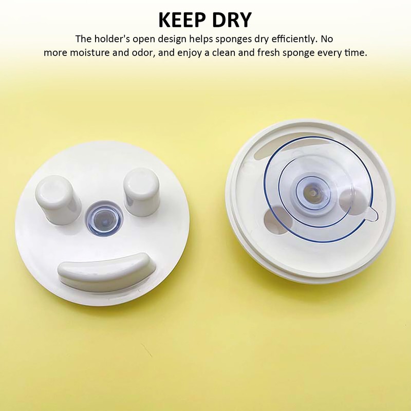 NyxSeat 2 Pieces White Scouring Pad Holder with 2 Square