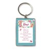 WPL Here's A Little Hug From Me Metallic Keyring Lovely