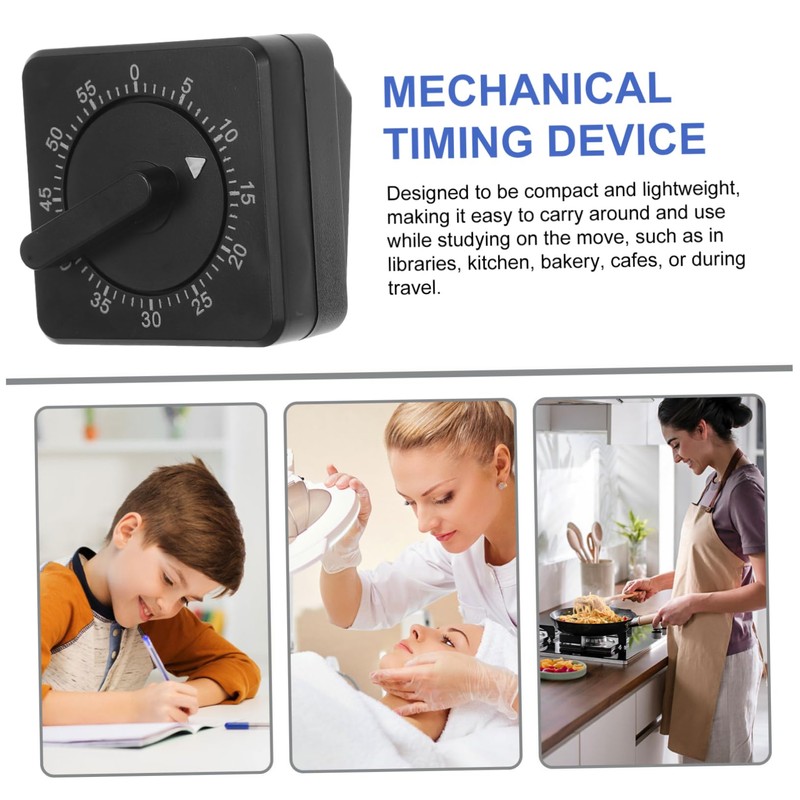 iplusmile Mechanical Kitchen Timer Countdown Manager for Cooking Study and