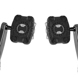 Rehomy - Un par de bicicletas de carretera sin clipless Pedal convertidor de pedal sin clip a pedal plano para pedales Wahoo