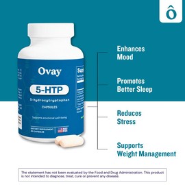 Ovay 5-HTP  (Hydroxytryptophan) - Dietary Supplement Healthcare Fitness