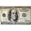 JumpingLight 3x5 100 One Hundred Dollar Bill Benjamin Franklin Flag