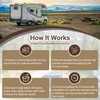 Xmntdo RV Roof Coating - White, 1 Quart (946ml) -