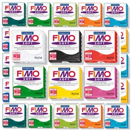FIMO STARTER PACK 12 COLOUR MULTI-COLOUR PACK_ASSORTED BLOCKS_CREATIVE ARTS & CRAFTS by FIMO
