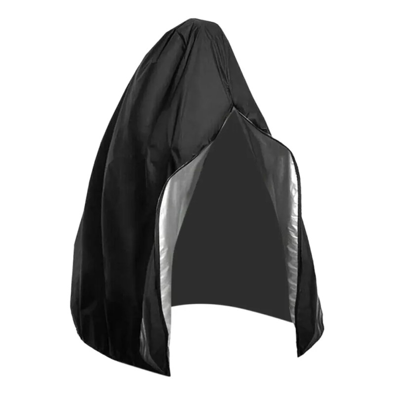 Patio Exterior Mimbre Colgante Huevo Negro 115x190x1cm
