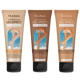 3PCS 100ml Leg Makeup Lotion, Leg Vein Cover up Makeup Waterproof No Transfer, Scar and Tattoo Cover Up, Long Lasting Makeup Concealer for Covering Up