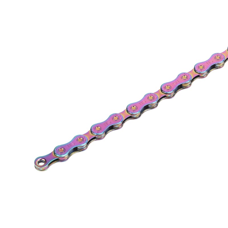 Mountain Bike Chain Fully Plated Rustproof Colorful 11 Speed Bicycle