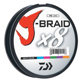 Daiwa J-BRAID Multi-Color 80lb Filler Spool