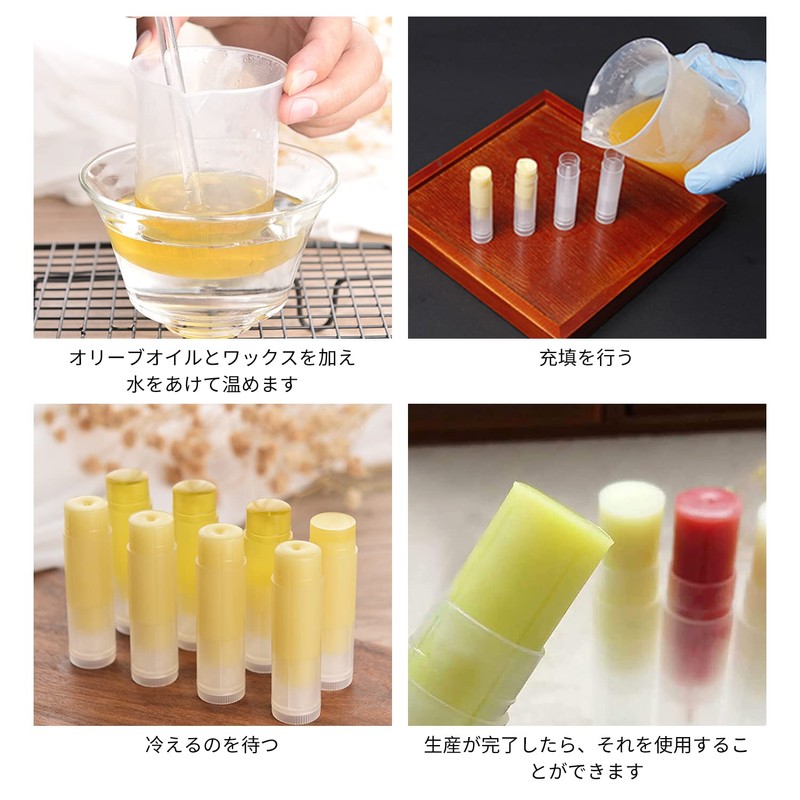 Coollooda Lip Case 30 Pack Lip Balm Tube Lip Container