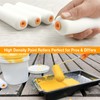 Kingorigin - Foam Paint Roller, 10 Pack, 4 Inch High