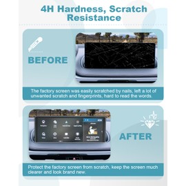 CDEFG 2PCS for 2022-2024 Acura MDX 12.3-Inch Screen Protector for 2022 2023 2024 Acura MDX Accessories Center Touch Screen Guard HD Clarity Anti Scratch