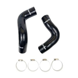 Silicone Radiator Hose Kit compatible with Subaru Forester XT 2004-2008 2.5L, black