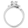 Molioaki Women's Engagement Ring 925 Silver Wedding Rings Women Diamond