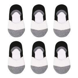 VWU Toddler Socks No Show Kids Baby Thin Cotton Socks Anti Slip Color Assorted 1-5T