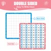 10 Pack Dry Erase Math Hundred Board Card Laminated Double