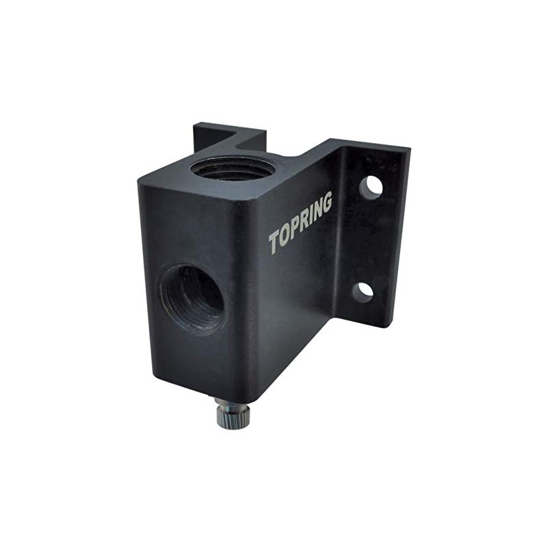 TOPRING 47.601 NPT Wall-Mounted Compressed Air Manifold with Drain, 1/2(F)