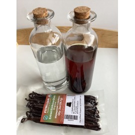 2oz Madagascar Organic Vanilla Beans Extract Exclusive Grade B. Certified USDA Organic | Weight - 2 Ounces (1/8 Lb) by FITNCLEAN VANILLA Bulk Dry NON-GMO Pods