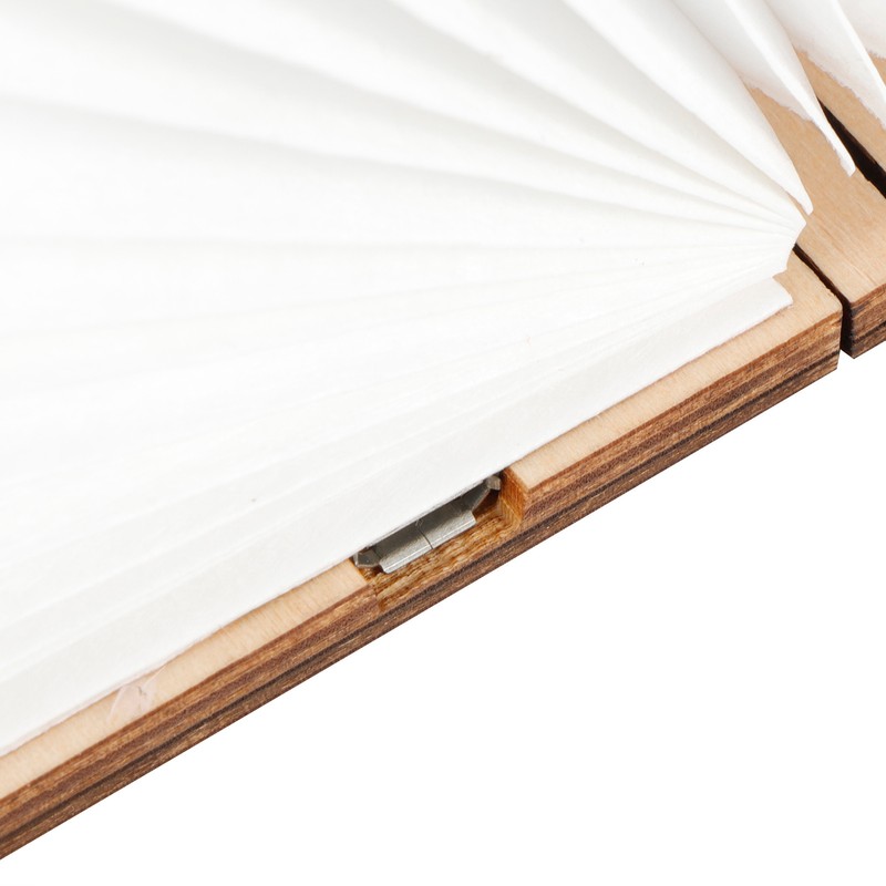 USB Magnetic Wooden Book Light Portable LED Foldable Desk Night