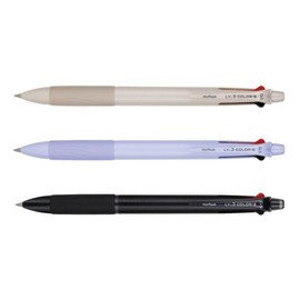 Munhwa Ultra-Low Viscosity 3-Color Ballpoint Pen S 0.5mm Black / 문화 초저점도 3색 볼펜 S 0.5mm 블랙