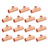 uxcell 10Pcs 3/8" x 1/4" x 3/8" Copper Reducing Tee