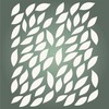 Slimline Leaves Stencil 10x23cm - Petal Card Making Slim Cutting