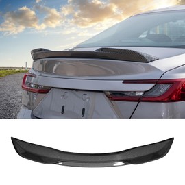 Zekzoop Spoiler Wing Compatible with 2025 Toyota Camry Rear Trunk Spoiler Wing Tail Lip ABS Plastic for Toyota Camry Accessories (Glossy Carbon Fiber Pattern)