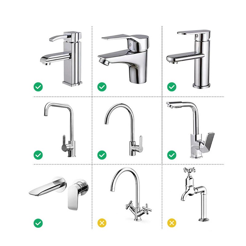 Faucet Handle Extender Set, Connects to Sink Handle and Faucet