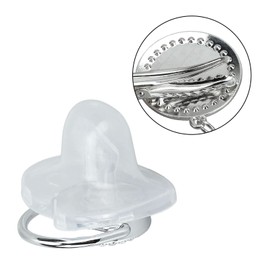 Chupete de bebé de Silicona, Chupete de bebé sin Costuras y Ergonómico Saludable y Seguro para Bebés de 6 a 18 Meses (Letra R)