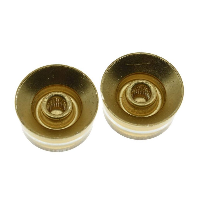 Dopro 2pcs USA(Imperial) LP Guitar Speed Dial Knobs 24 Fine