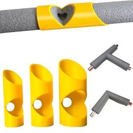 3 Pcs Foam Pipe Cutter Tool Model Insulation Cutting Tool for Pipe Pipe Rugging Miter Tool Assistant Lightweight Slicing Tool Foam Pipe Cutter Tool for Copper Pipe Insulation Pipe Rugging Miter Tool