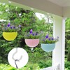 braxan 10 Pack Adhesive Ceiling Hooks, No Drilling Heavy Duty