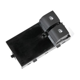 UCAGJVG 1pc Power Door Window Control Switch Front Left Driver Side Plastic Black Blue for Chevy for Camaro 3.6L/6.2L 2010-2011 Female-Connector Gender Pin-Terminal Type 4 X 4 X 4-L X W X H