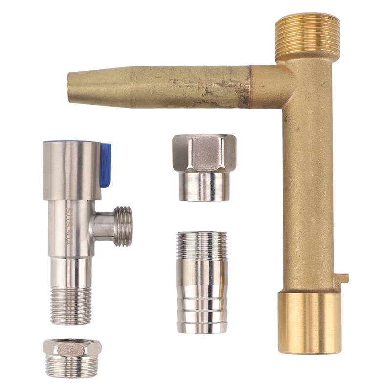 Water Intake Valve Key G1 Thread Brass Stainless Steel Quick